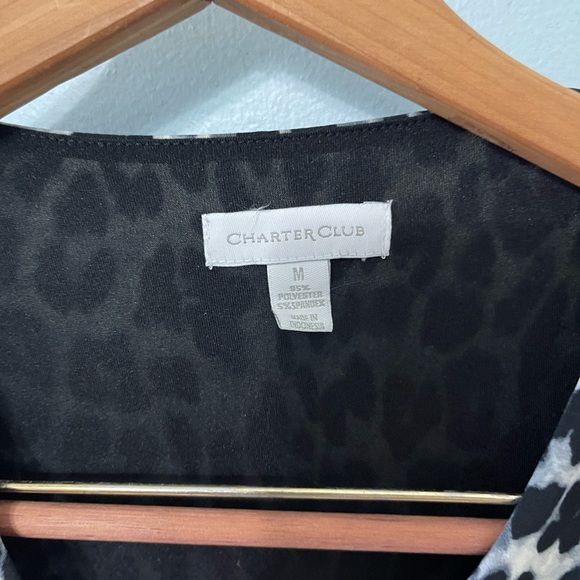 Black & grey cheetah midi dress - Picture 4 of 4